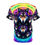 Thumbnail: Vibrant Wolf Graphic Tee, Unisex Cut & Sew Shirt, Animal Lover Gift, Festival