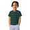 Thumbnail: Kids crew neck t-shirt green and black geometrical pattern