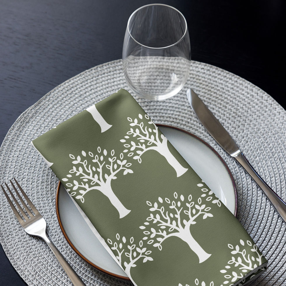 Thumbnail: Nature inspired Cloth napkin set