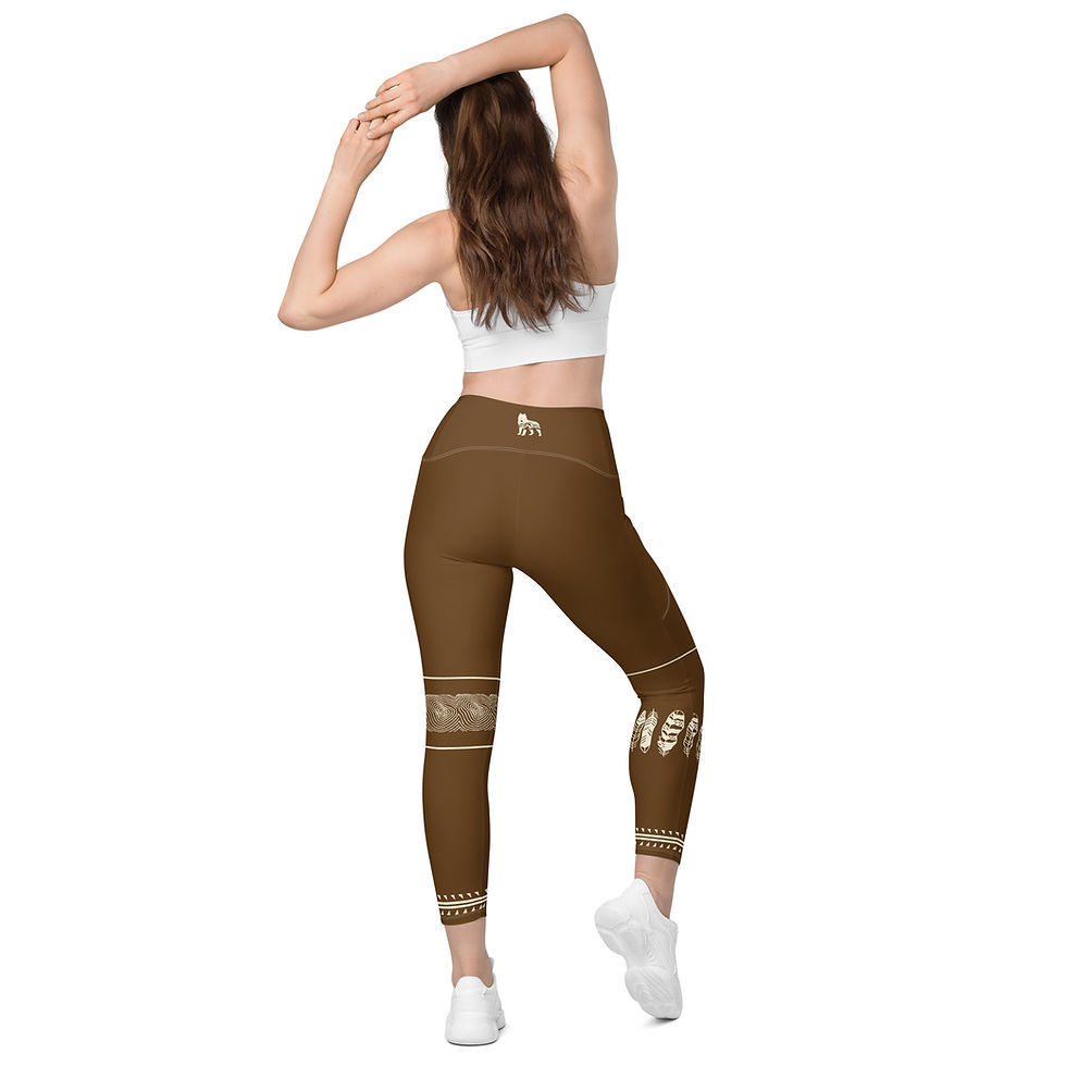 Thumbnail: Crossover leggings with pockets