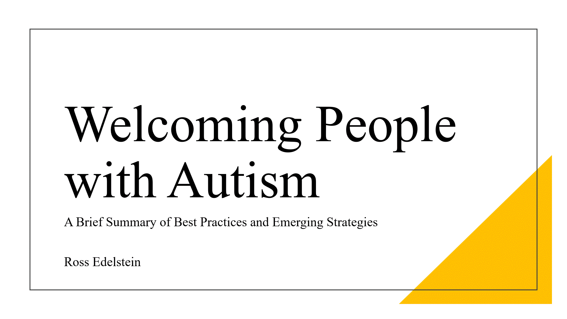 Edelstein AMM presentation