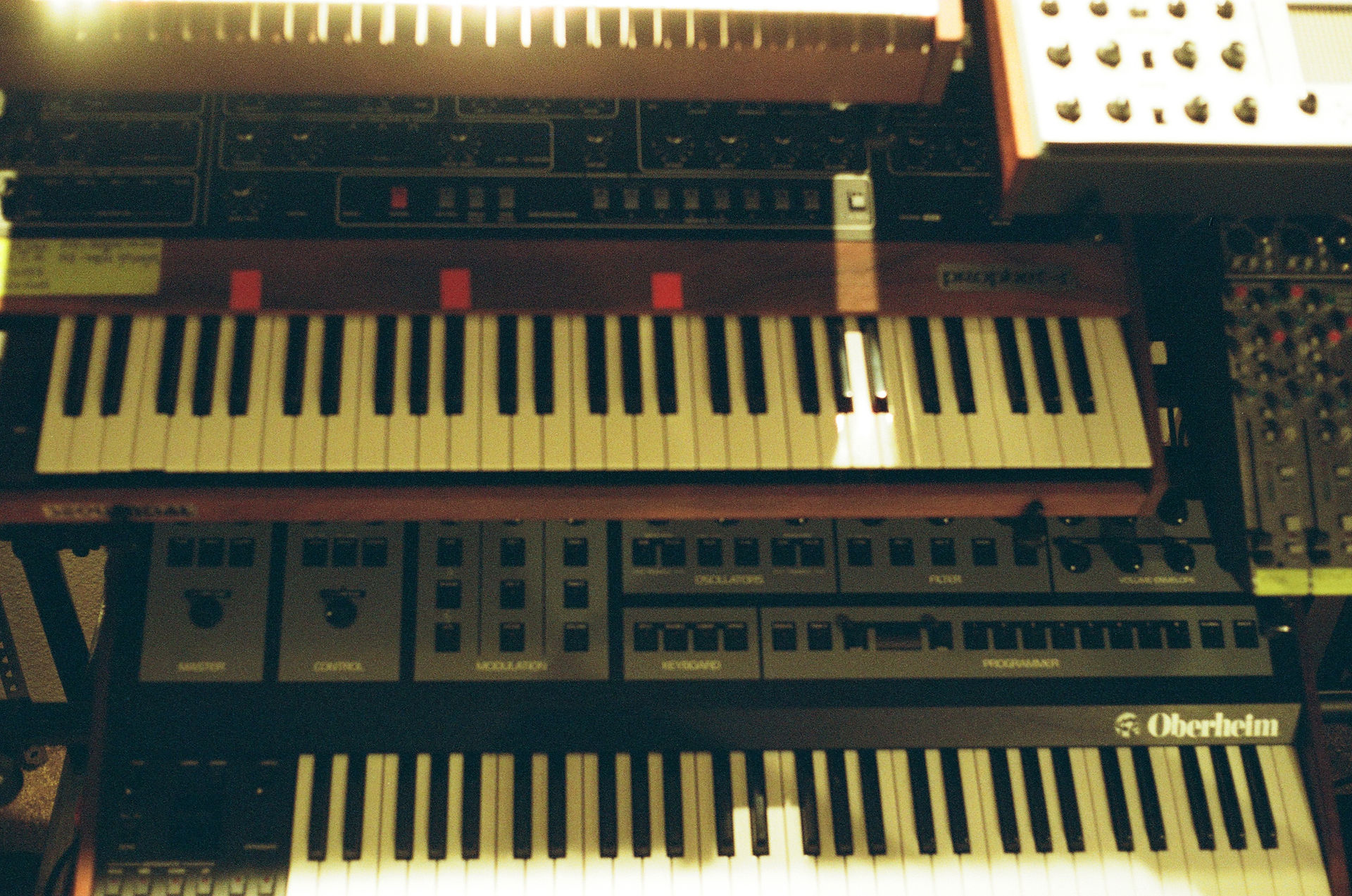 Molchat Doma in the studio.