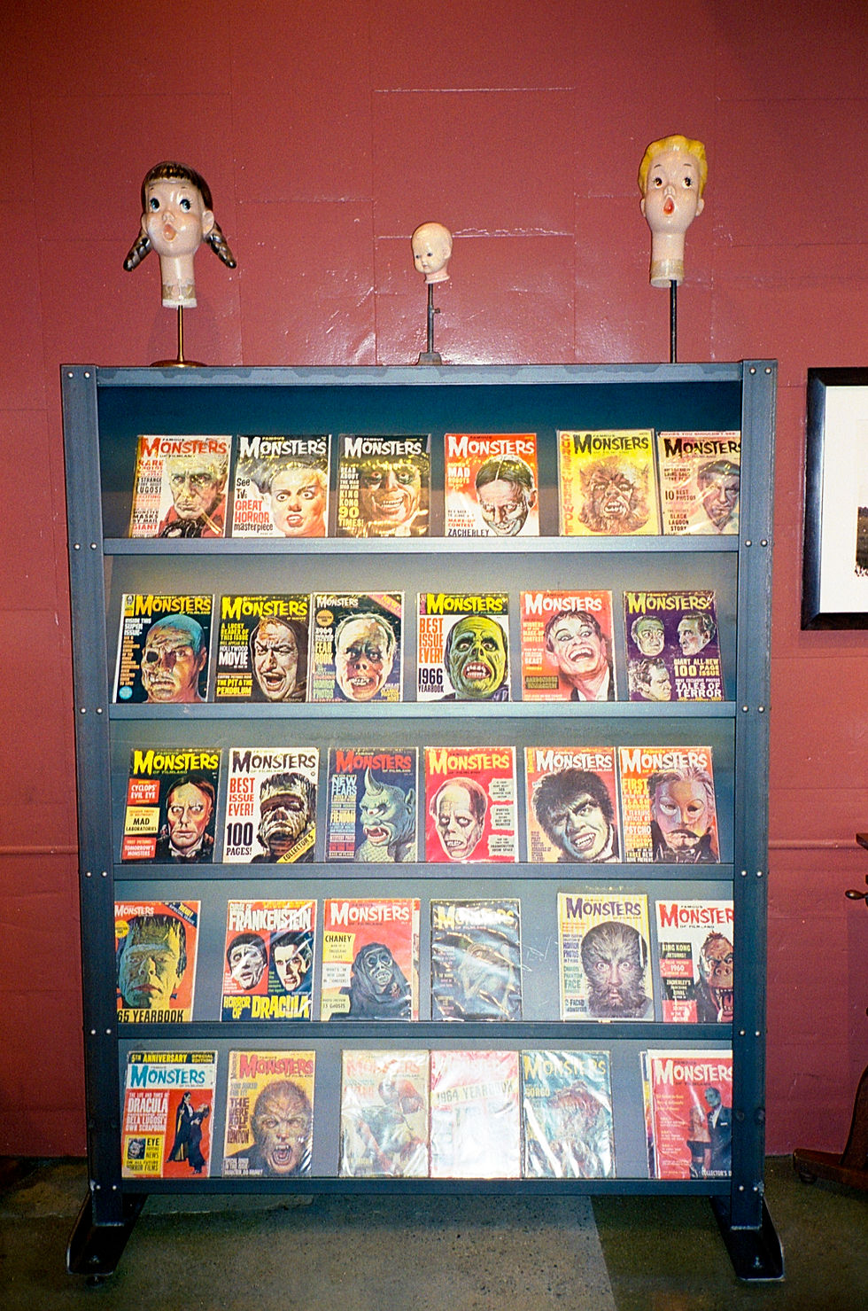 Danny Elfman's magazine rack.