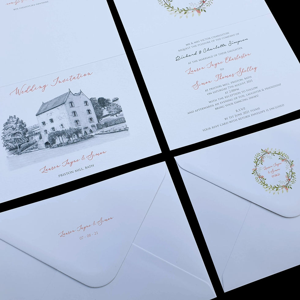 Thumbnail: INVITATIONS  (Folded or Flat)