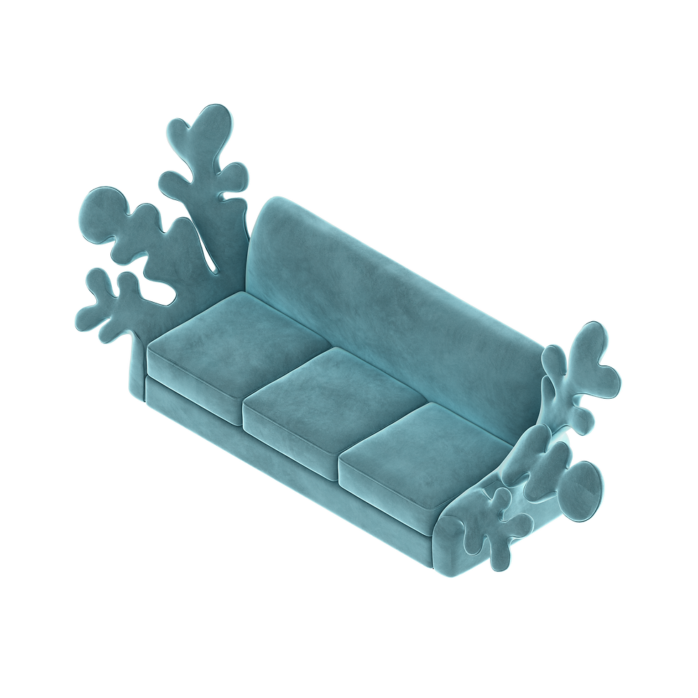 Thumbnail: Peach Sofa