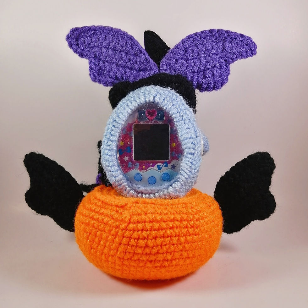 Thumbnail: Witchy Pumpkin Tamagotchi Cover and Seat Duo Set