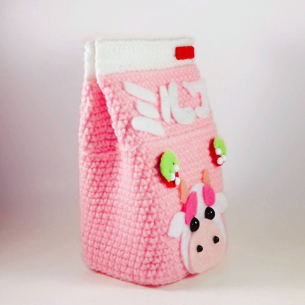 Thumbnail: Strawberry Milk Tamagotchi Cover and Pouch Duo Set