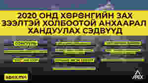 2020 онд хѳрѳнгийн зах зээлтэй холбоотой анхаарал хандуулах сэдвүүд