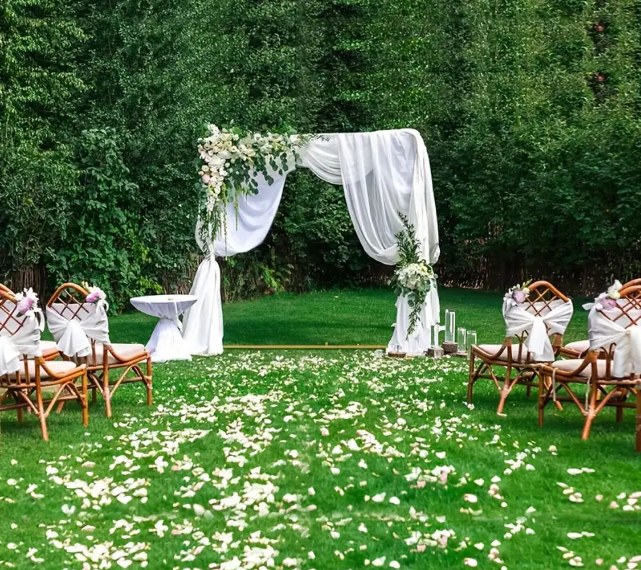 Gold 6.56 foot square 