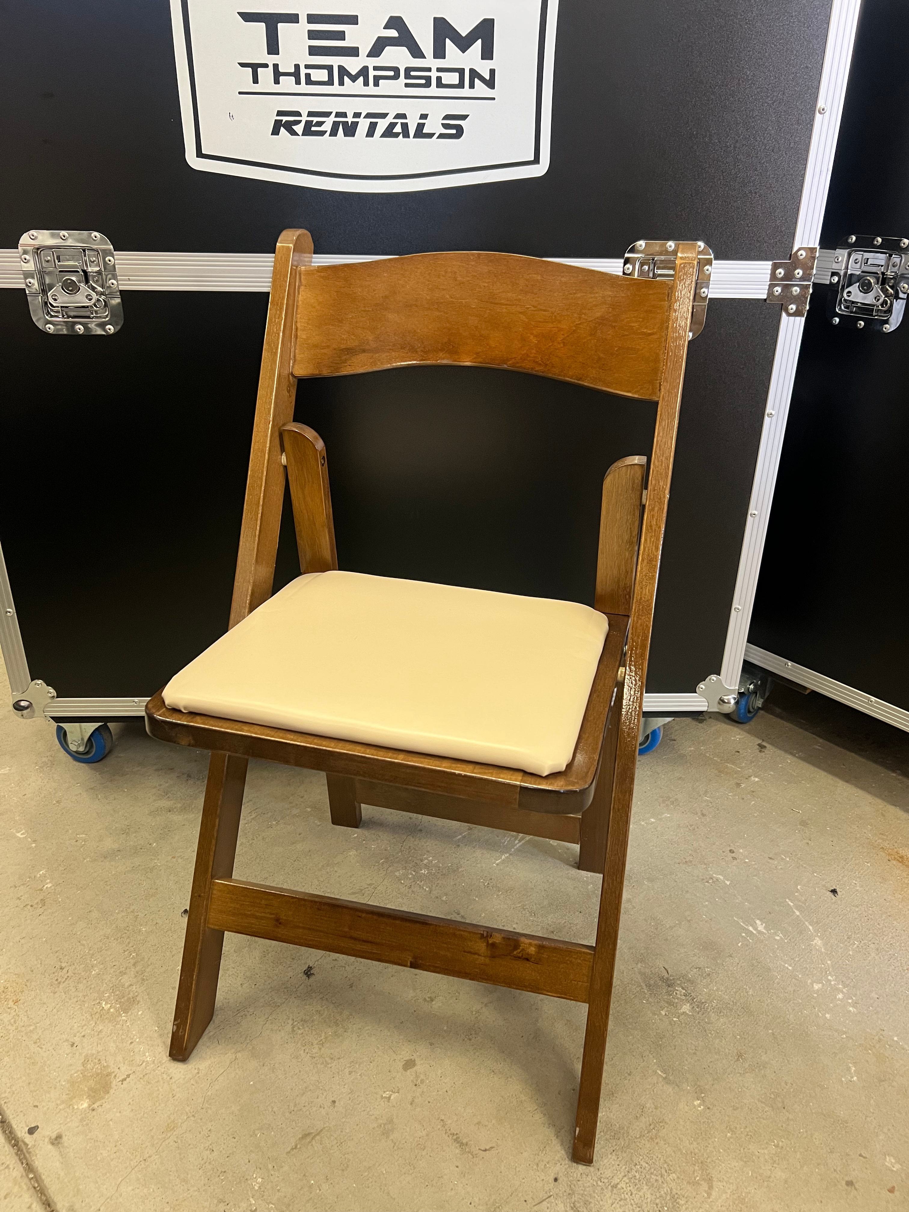 Fruitwood padded chair 