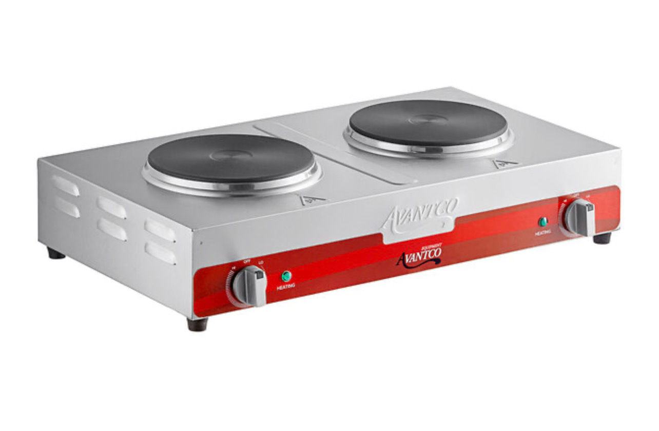 Two burner hot plate 120v