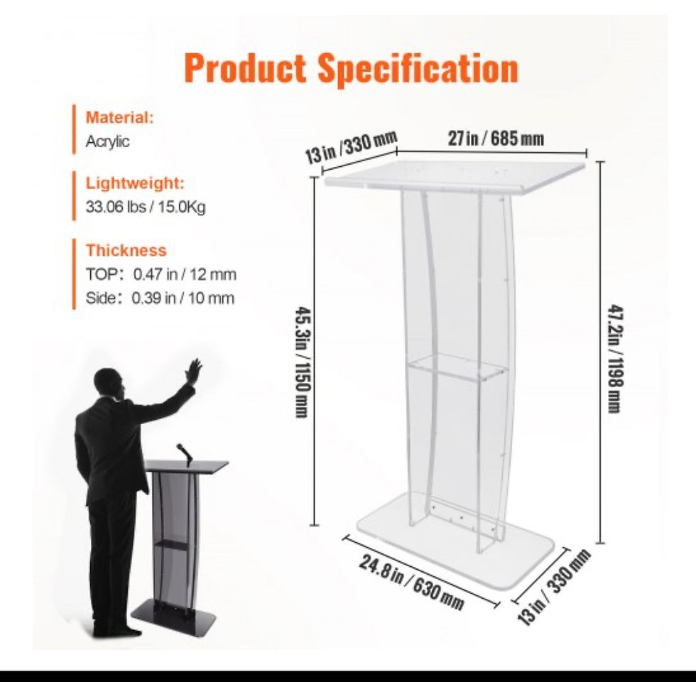Thumbnail: Clear podium