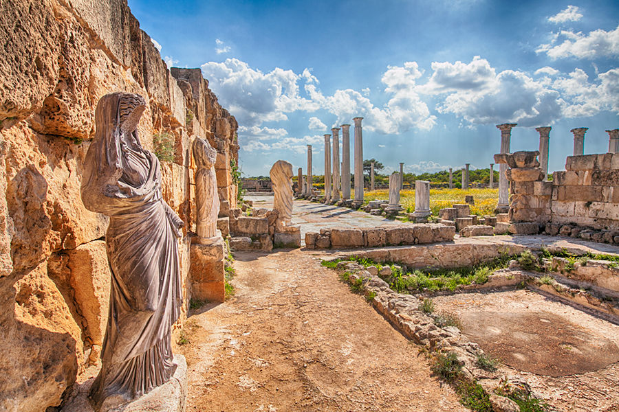 Salamis ancient city Northern Cyprus