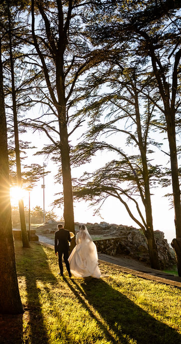 Sposi al tramonto in sardegna foto matrimonio
