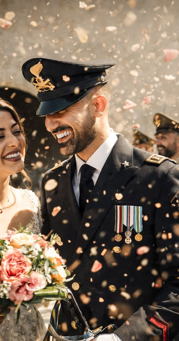 Cerimonia di matrimonio a Sassari con gli sposi emozionati
