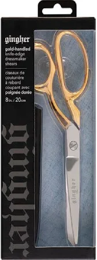 Gingher 8in Knife Edge Gold Scissors