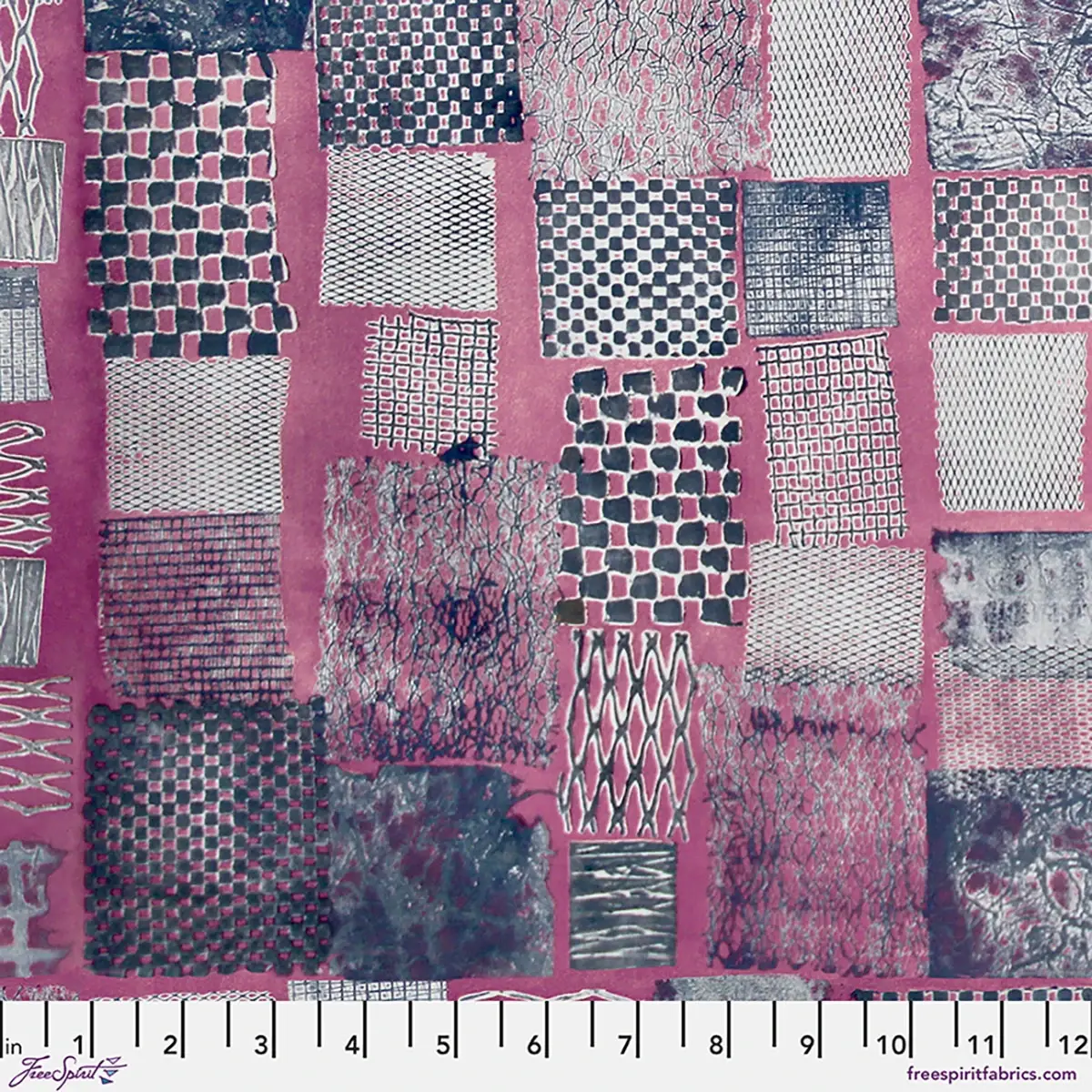 Free Spirit - Pink Patchwork - Boysenberry || Into Focus