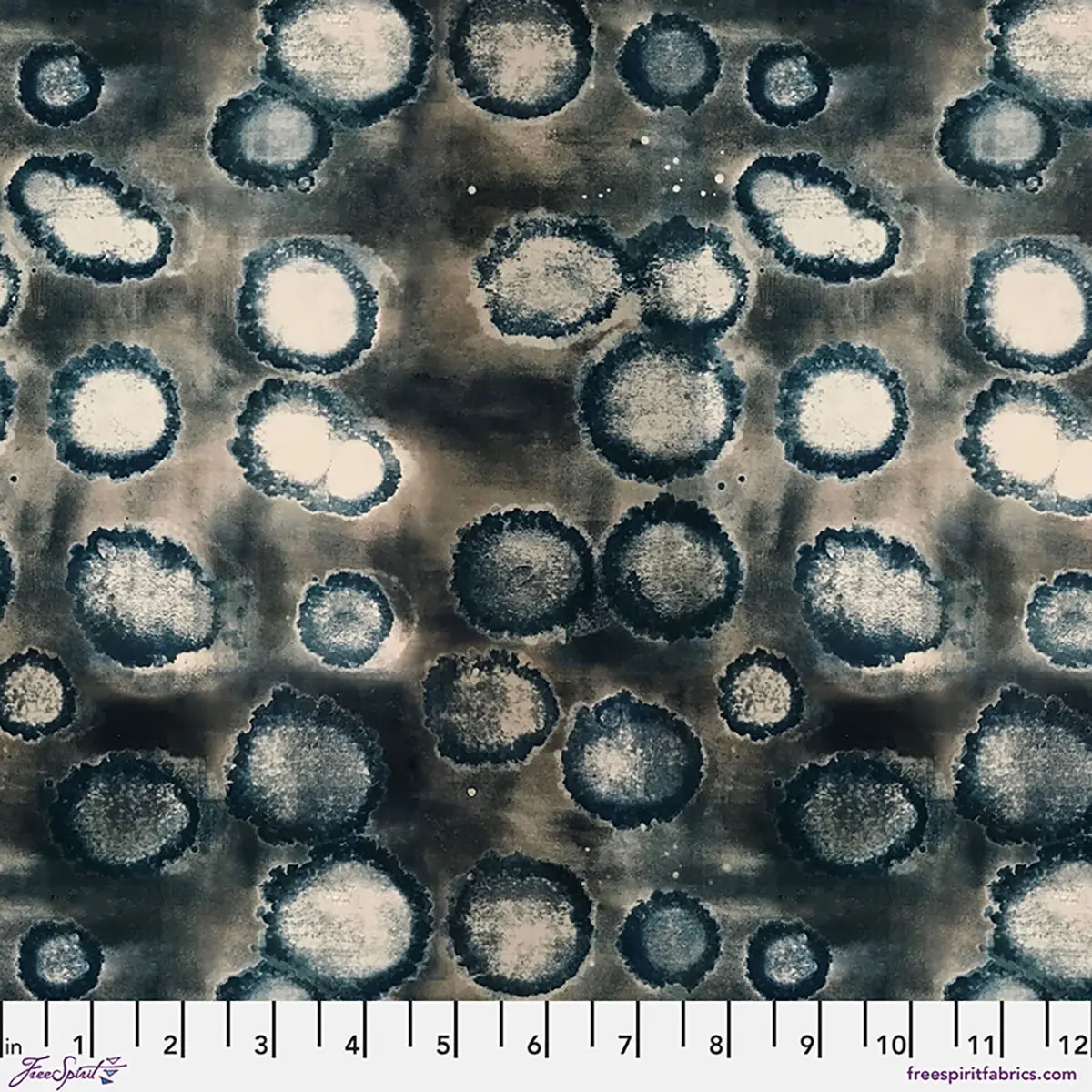 Free Spirit - Ink Dots - Darkteal || Into Focus