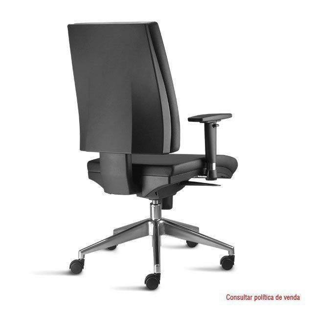 Miniatura: Cadeira Escritório Preta com Rodinhas