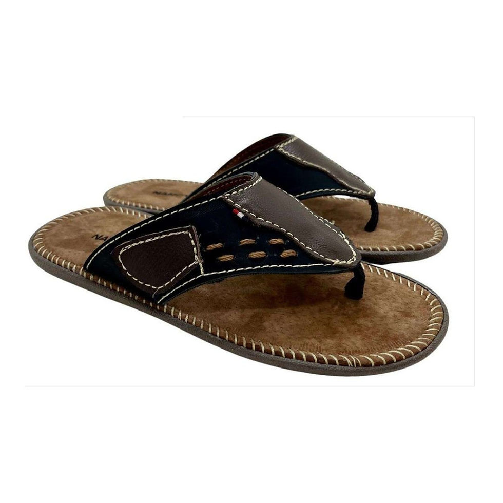 Sandalia Para Caballero - Color Negro