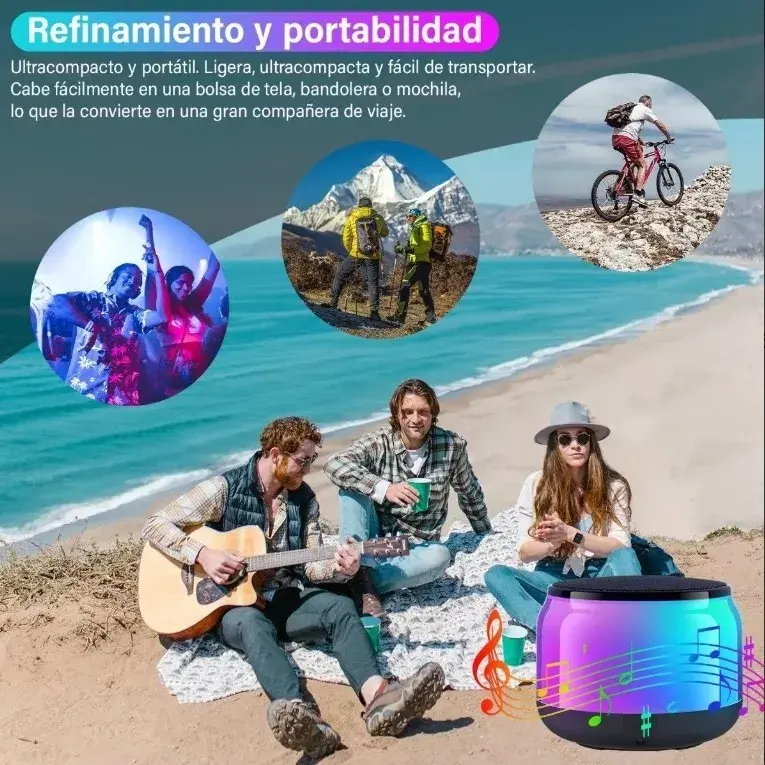 Miniatura: Mini Speaker Inalámbrico Portátil Sp922 Mini Parlante V5.0 C
