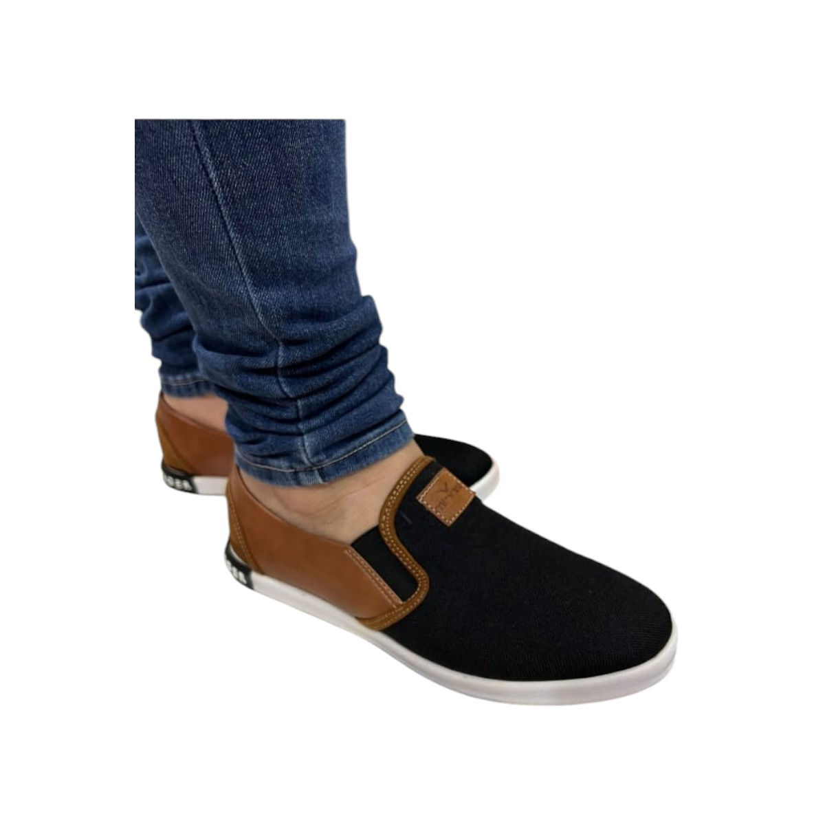 Zapatos Suela Jerry - En Color Negro Y Café