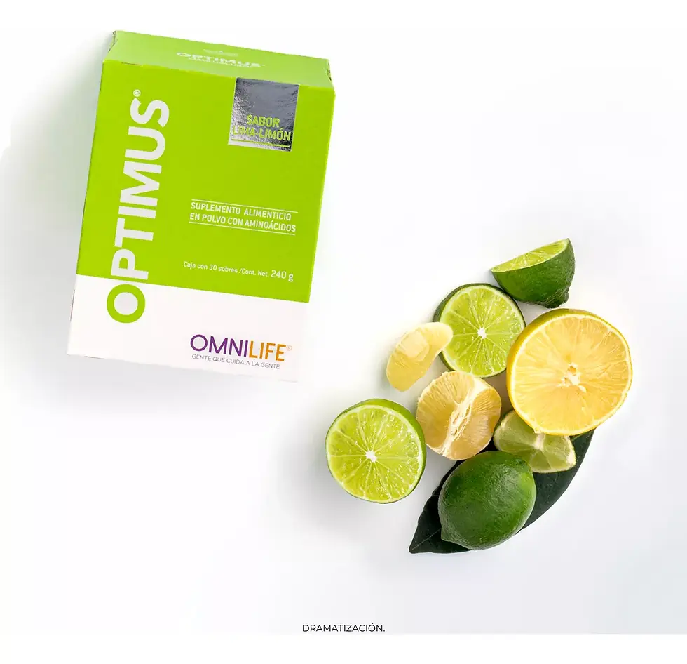 Miniatura: Optimus, Caja Con 30 Sobres De 240gr, Omnilife Lima-limón