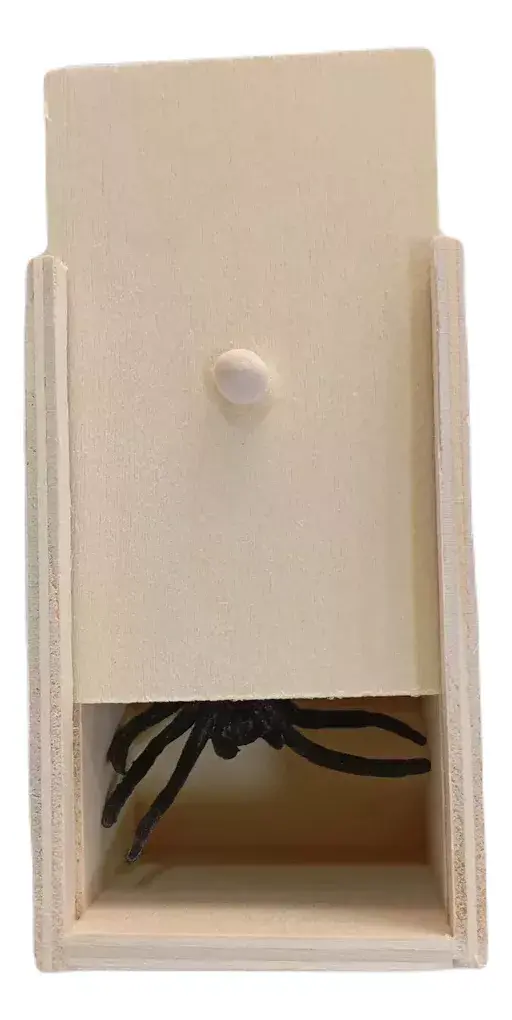 Miniatura: Caja Broma Sorpresa Asustar Con Araña Bromas Fiestas Susto