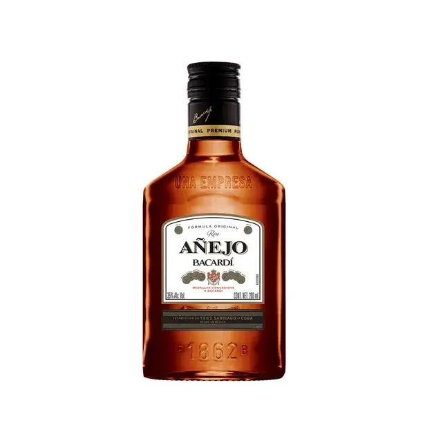 Mini Botella Ron Bacardi Añejo 200ML