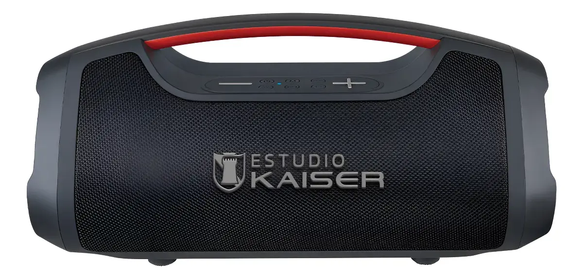 Bocina Portátil Estudio Kaiser Kxb-2010bk Bluetooth Negra