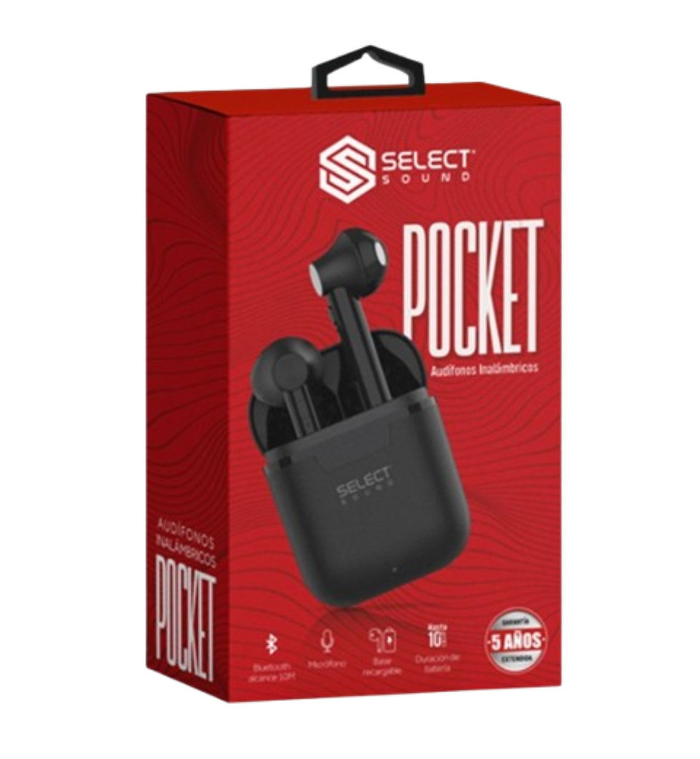 Miniatura: Audífonos Inalámbricos Select Sd Pocket Bluetooth Negros