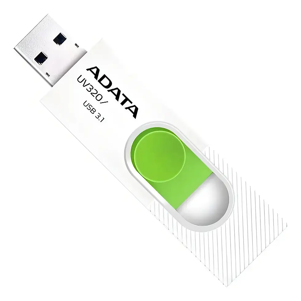 Miniatura: Memoria USB Adata De 128GB Blanco Con Verde