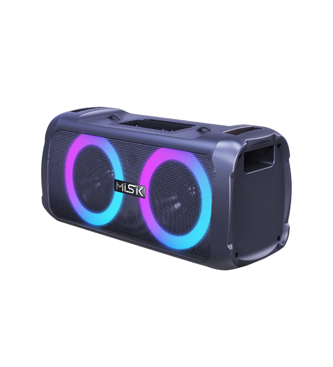 Miniatura: Bocina Portátil Misk Mb102 Bluetooth Con Luces Led 20000w