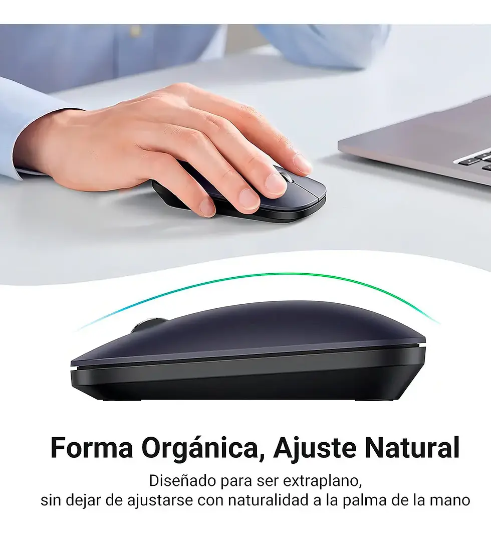 Miniatura: Mouse Ugreen inalámbrico USB 2.4 GHz Ultra Delgado y Silencioso