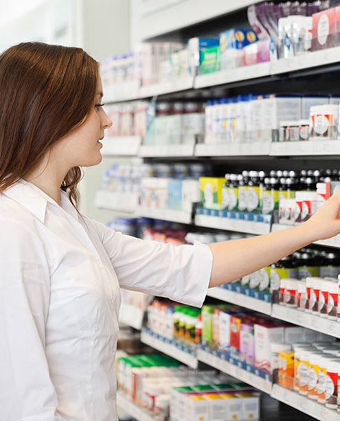 Girl in Pharmacy