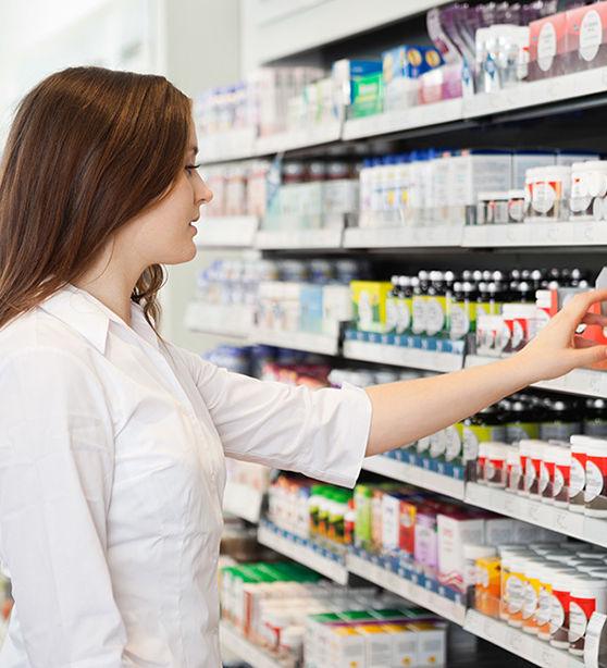 Girl in Pharmacy