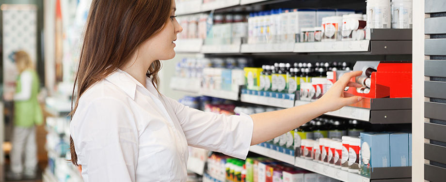 Girl in Pharmacy