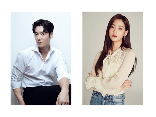 Choi Jin-hyuk e Oh Yeon-seo posando para fotos promocionais; atores sul-coreanos renomados em dramas de romance e ação.