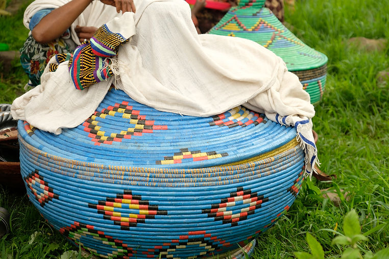6 hand made basket for carrying injera.JPG