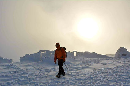 Ben Nevis in early Winter Season