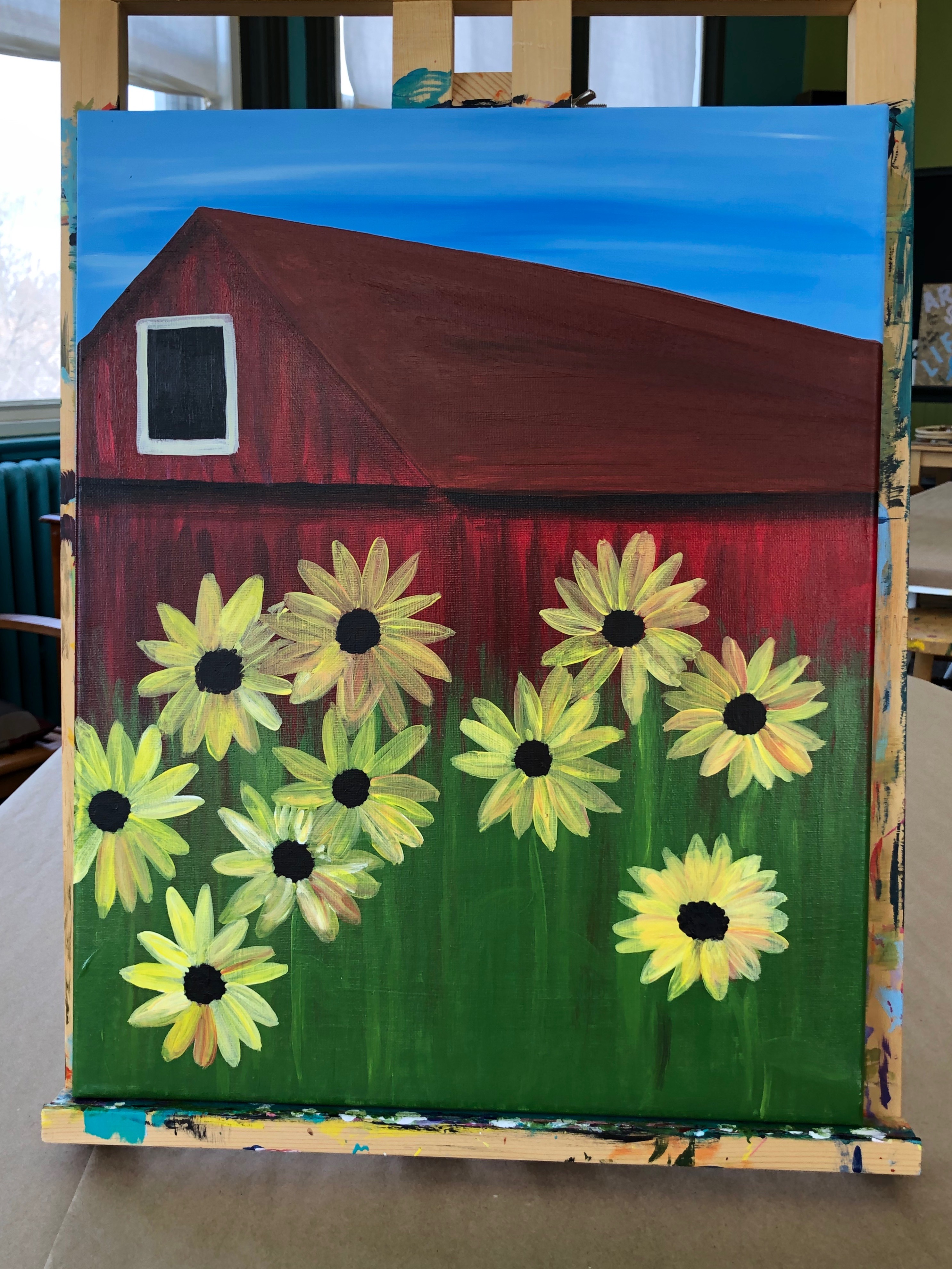 Byob Paint Night The Place Sunflower Barn