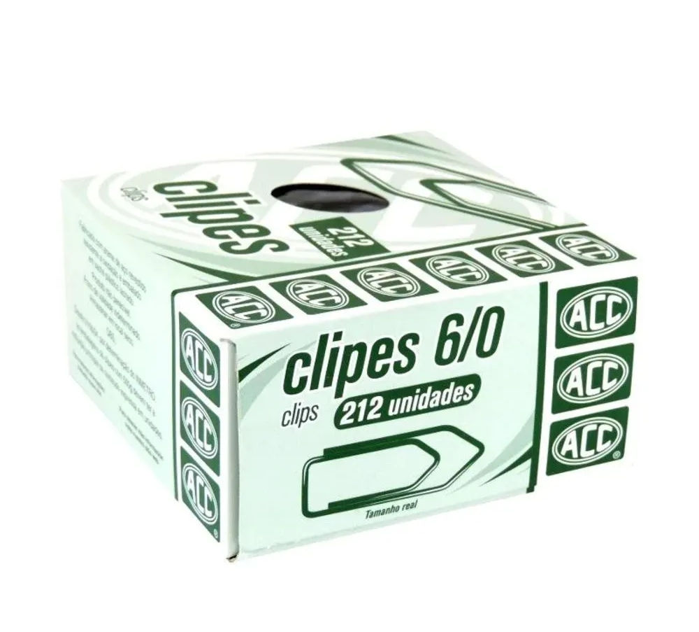 CLIPES 6/0 ACC GALV CX C/ 212 UND