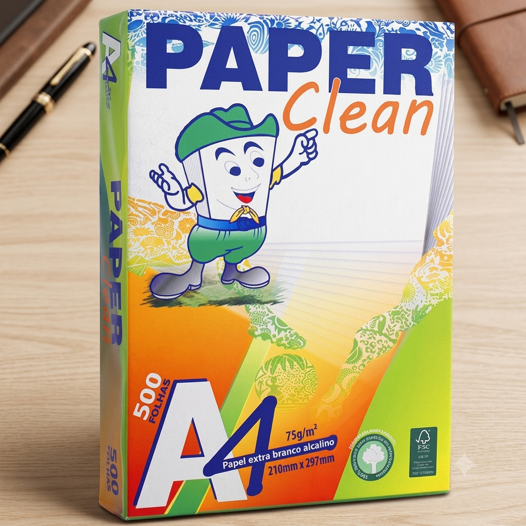 PAPEL A4 75G PAPER CLEAN C/500 UN