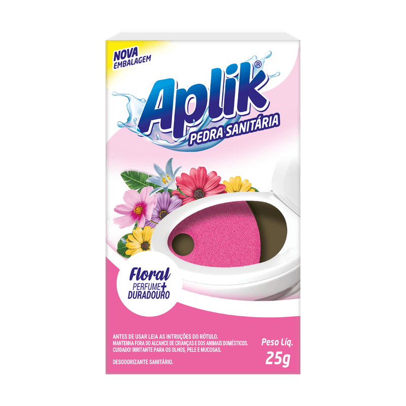 PEDRA SANITARIA APLIK 25G FLORAL