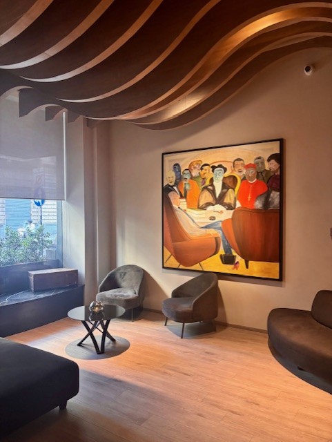 lobby inside Palazzo Liberty Unique Hotel