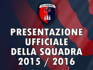 DOMANI SERA "NOTE DI NOTTE E..... DI MUSSOMELI!". PRESENTAZIONE DELLA SQUADRA ALLA CITTA&#