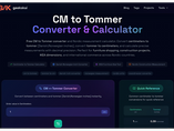 cm to tommer