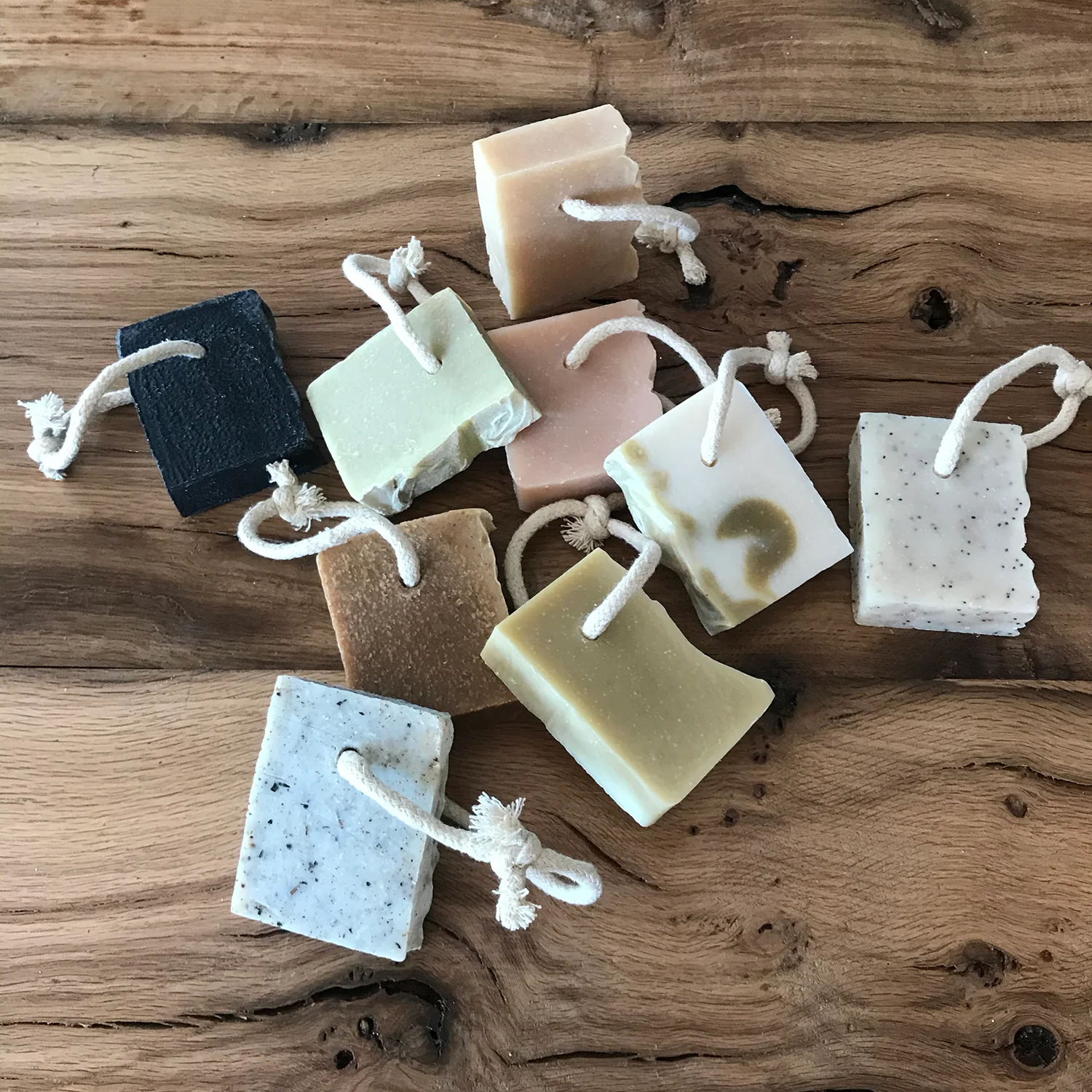 The Soap People - Mixed Soap on a Rope.webp