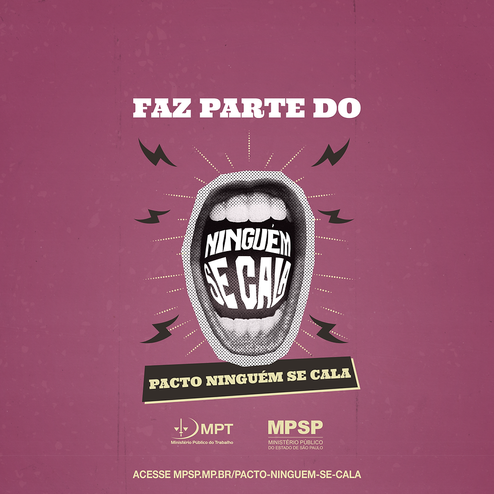 Conheça o Pacto “Ninguém Se Cala”, iniciativa de combate à violência contra a mulher