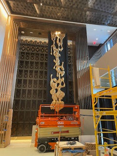 Some sculptures are small statements, other require cranes, engineering, and choreography worthy of a ballet.